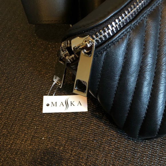 BELT BAG GENUINE ITALIAN LEATHER - MASSKA - Picture 3 of 5